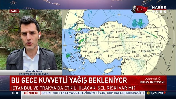 Bu gece kuvvetli yağış bekleniyor