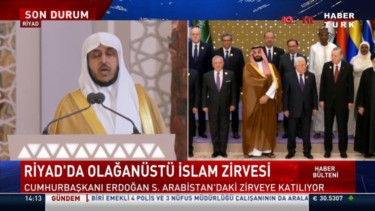 Cumhurbaşkanı Erdoğan Riyad'ta
