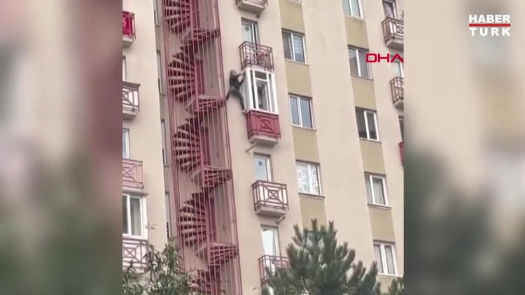 Kağıthane'de önlem almadan tadilat kamerada