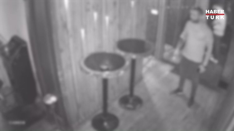 'Sarallar'ın gece kulübüne saldırı girişimi kamerada!