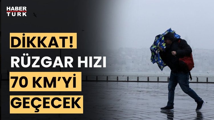 Marmara için yağış ve fırtına uyarısı!