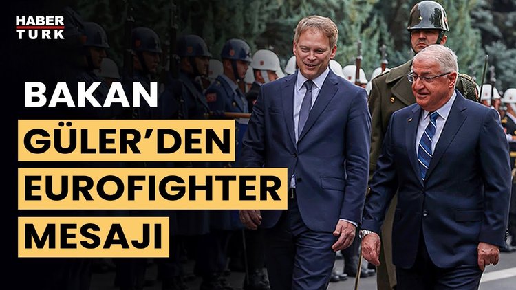 Ankara&#039;da &#039;Eurofighter&#039; görüşmesi! Bakan Güler, İngiliz mevkidaşıyla bir araya geldi