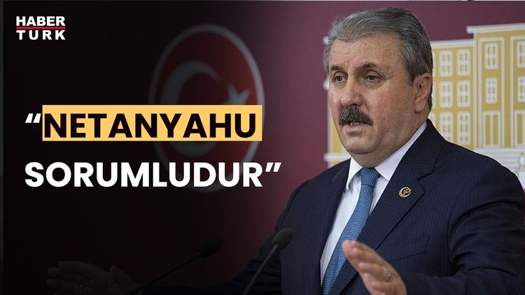 Mustafa Destici&#039;den İsrail&#039;e tepki!