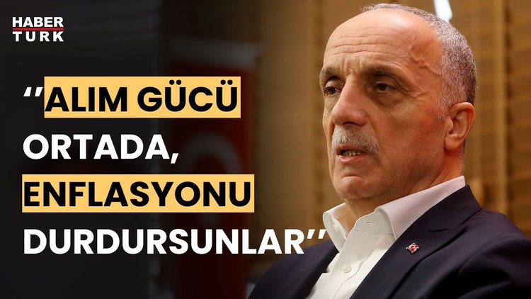 TÜRK-İŞ Başkanı Ergün Atalay'dan asgari ücret açıklaması