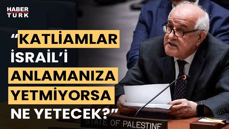 Filistin'in BM Temsilcisi'nden ABD'ye tepki