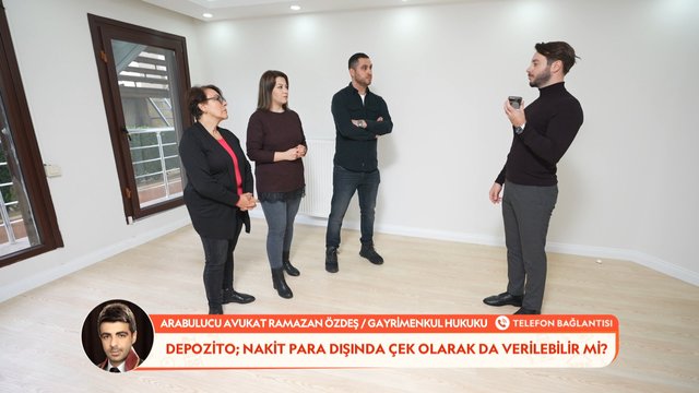 Depozito nakit para dışında çek olarak da verilebilir mi? 