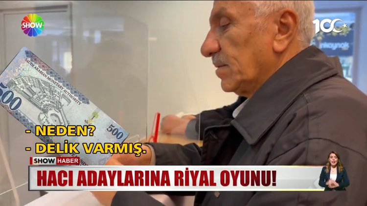 Hacı adaylarına riyal oyunu