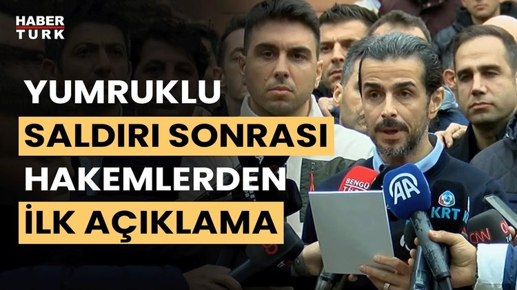 Saldırı sonrası hakemlerden ortak açıklama: &quot;Geleceğimizle ilgili karar vereceğiz&quot;
