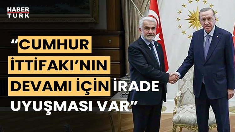 Cumhurbaşkanı Erdoğan, HÜDA PAR  Genel Başkanı Yapıcıoğlu ile görüştü