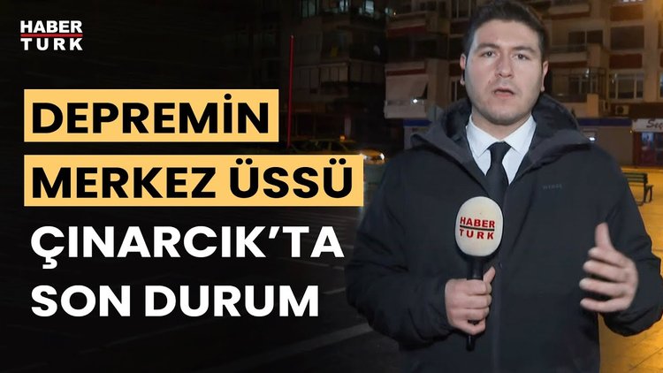 Marmara bölgesinde deprem! Habertürk ekibi depremin merkez üssü Çınarcık'tan son durumu aktardı!