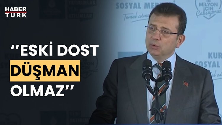 Ekrem İmamoğlu'ndan Meral Akşener'e jet yanıt: Bazı dostlar haddini aşan cümleler kullanıyor