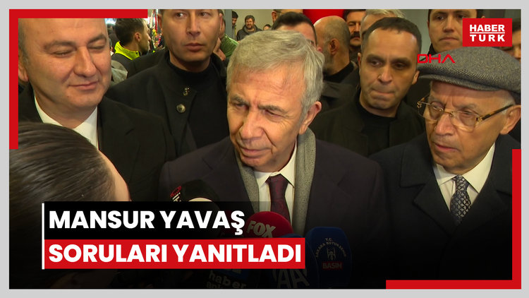 Ankara Büyükşehir Belediye Başkanı Yavaş, soruları yanıtladı