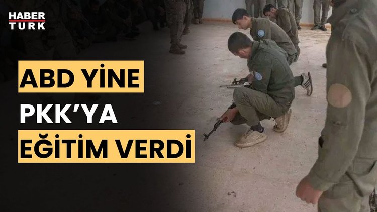 ABD askerleri PKK'lılara silah eğitimi verdi