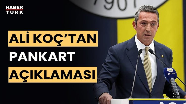 Ali Koç: Maça yurtta sulh cihanda sulh pankartıyla çıkmak istedik