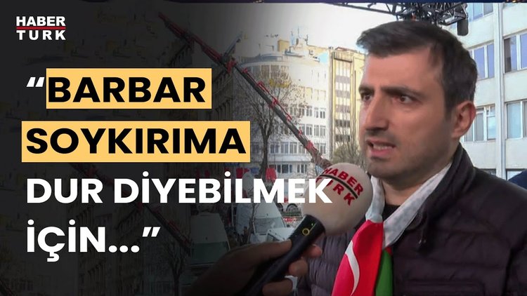 Selçuk Bayraktar: Filistin'de devam eden soykırıma dur diyebilmek için milletimizle buluşmaya geldik