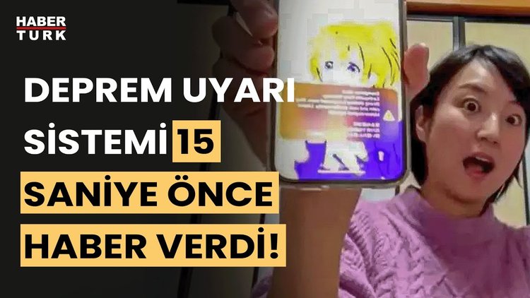 Japonya&#039;da Deprem Uyarı Sistemi 15 saniye önce haber verdi! İşte o anlar!