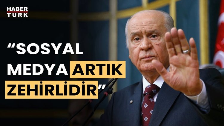Devlet Bahçeli: Sosyal medya taşınması imkansız bir yüktür ve zehirlidir
