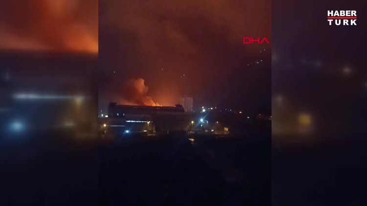 Film platosunda korkutan yangın!