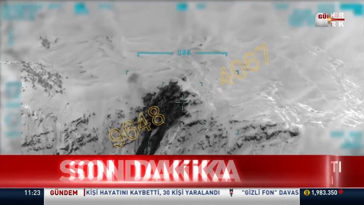 Irak ve Suriye'nin kuzeyine hava harekatı!