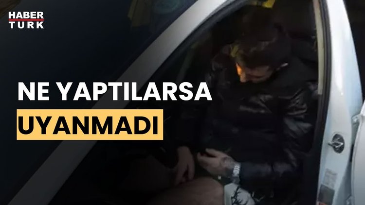  İstanbul'da sol şeritte durdu! Direksiyonda uyudu, trafiği kilitledi