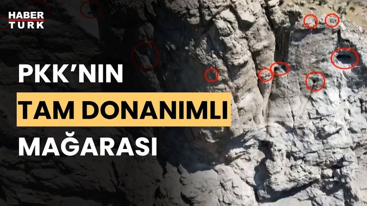 Terör örgütünün 18 girişli mağarası... Detayları Çetiner Çetin anlattı