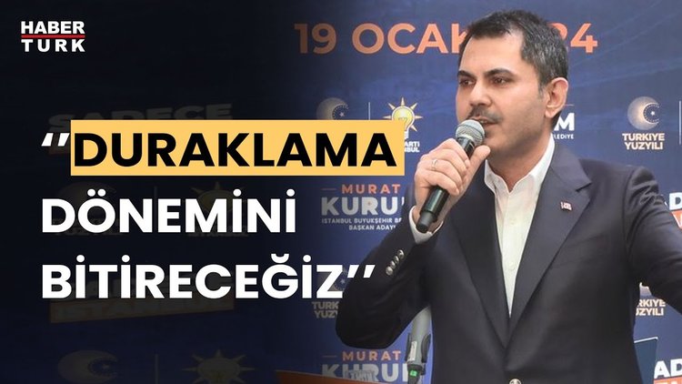 AK Parti İBB Başkan Adayı Murat Kurum: İstanbul&#039;u afete hazır hale getireceğiz