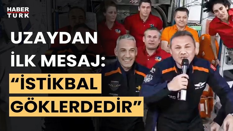 İlk Türk astronot Alper Gezeravcı Uluslararası Uzay İstasyonu&#039;nda