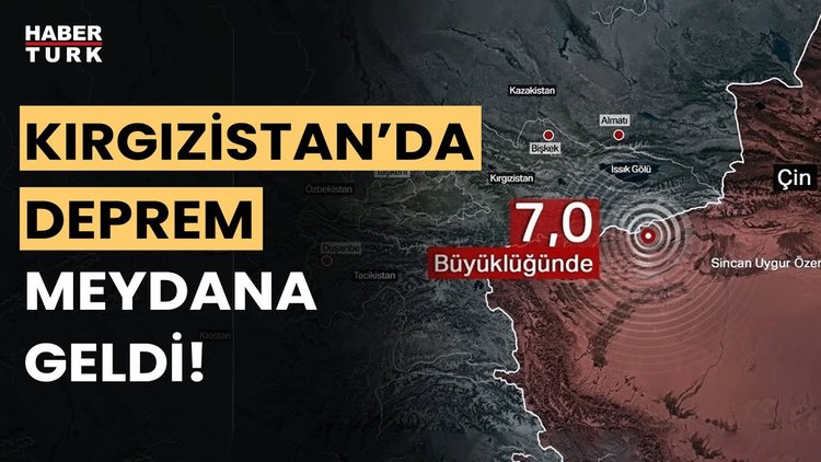Kırgızistan'da 7.1 büyüklüğünde deprem meydana geldi!