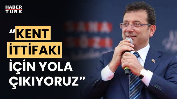 Ekrem İmamoğlu: "Bu kentin tüm insanlarının oyuna talibiz"