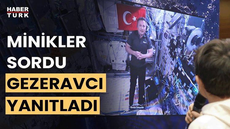 İlk Türk astronot Gezeravcı uzaydan merak edilenlere yanıt verdi