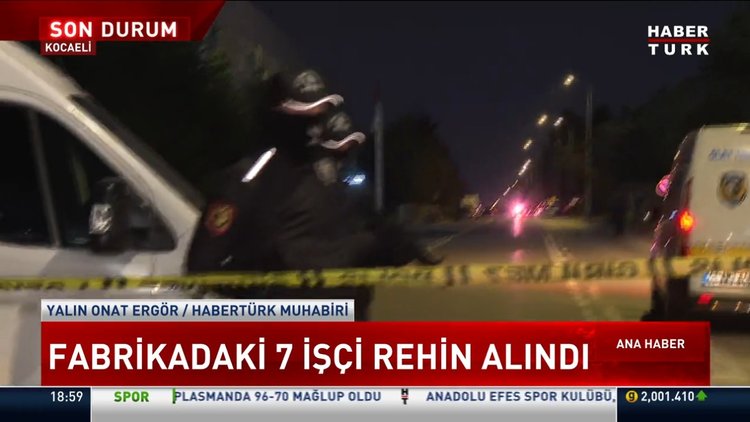 Fabrikada rehine krizi sürüyor