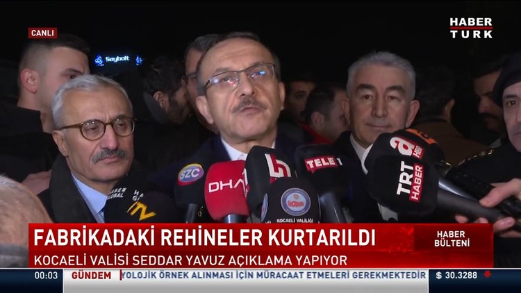 Rehin alınan 7 işçi kurtarıldı