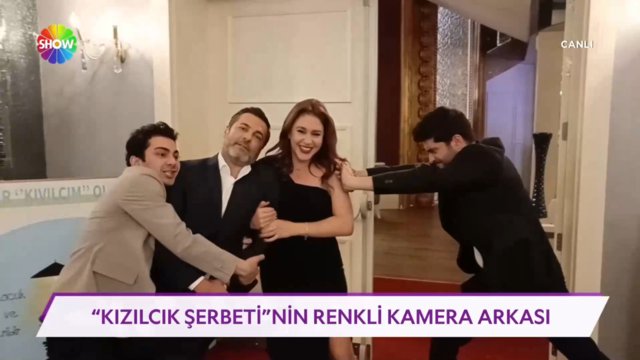 Kızılcık Şerbeti'nin renkli kamera arkası görüntüleri!