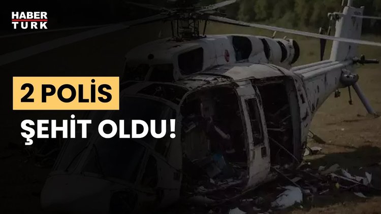 Gaziantep&#039;te polis helikopteri düştü!