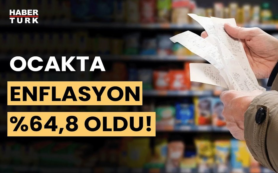 SON DAKİKA: TÜİK Ocak Ayı Enflasyon Rakamlarını Açıkladı! - HABERTURK TV