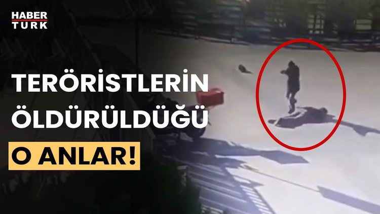 Çağlayan Adliyesi'nde terör saldırısı önlendi! Teröristlerin vurulma anları!