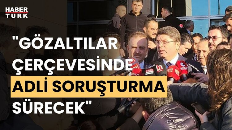 Bakan Tunç: Adliyedeki saldırıyla ilgili 34 şüpheli gözaltına alındı