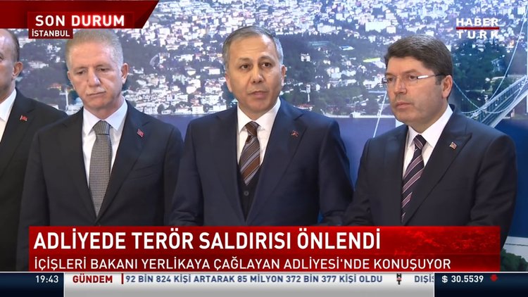 Adliyede terör saldırısı önlendi