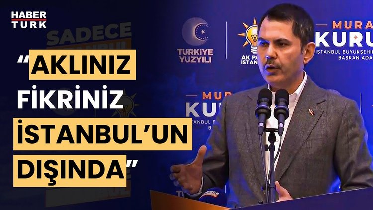 İBB adayı Murat Kurum'dan İBB Başkanı İmamoğlu'na: Kusura bakmayın yönetemiyorsunuz