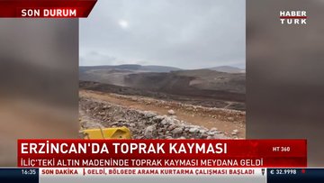 Erzincan'da toprak kayması sonra vali açıklama yaptı