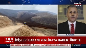 İçişleri Bakanı Yerlikaya, Erzincan’daki toprak kaymasıyla ilgili açıklamalarda bulundu