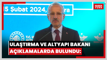 Ulaştırma ve Altyapı Bakanı Abdulkadir Uraloğlu, Marmara'da batan Batuhan A., isimli kuru yük gemisiyle ilgili açıklamada bulundu
