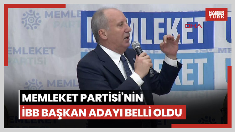 Memleket Partisinin İBB başkan adayı belli oldu