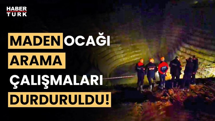 Erzincan&#039;ın İliç ilçesindeki maden sahasında arama çalışmaları durduruldu!