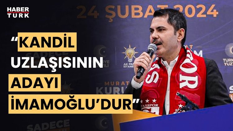 Murat Kurum: Kandil İttifakı’nın bayraklarını meydanda sallandı