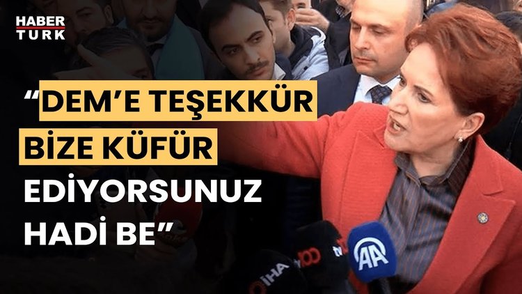 Akşener ve vatandaş arasında tansiyon yükseldi: Vermeyin kardeşim bize oy