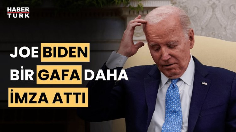 Biden&#039;dan bir gaf daha! Bu kez de Gazze ile Ukrayna&#039;yı karıştırdı