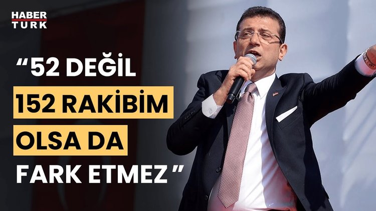 İBB Başkanı Ekrem İmamoğlu: 16 milyon  İstanbullu benim yanımda