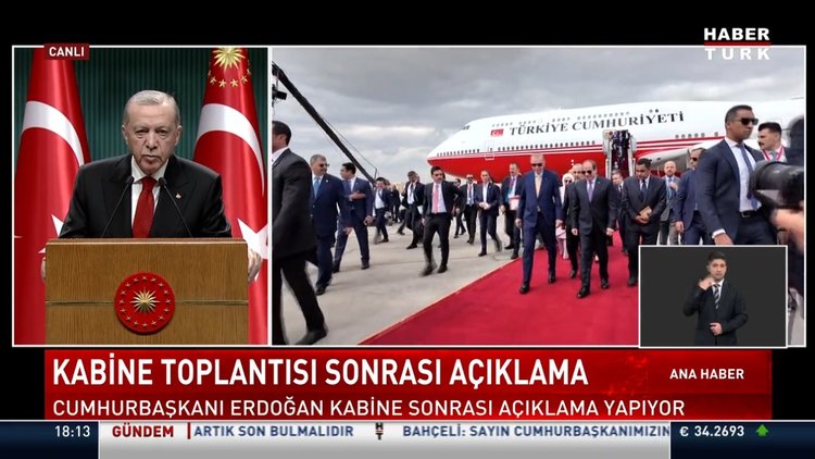 Cumhurbaşkanı Recep Tayyip Erdoğan'dan açıklamalar