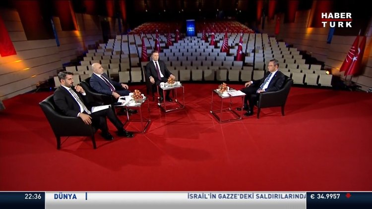 CHP Lideri Özgür Özel'den Habertürk'e açıklamalar